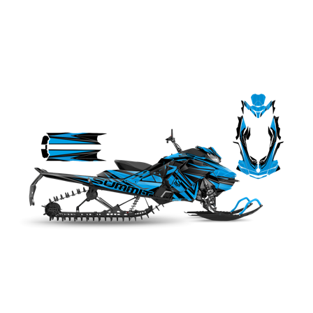 Tarrasarja SweTown Suck-Sininen - Ski-Doo MXZ X-RS 600R E-Tec 2019-2020