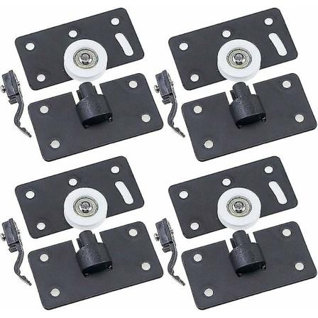 Nylon Garderobedørsrullsett - 4 stykker