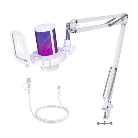 Maono DGM20S-mikrofon (hvit)