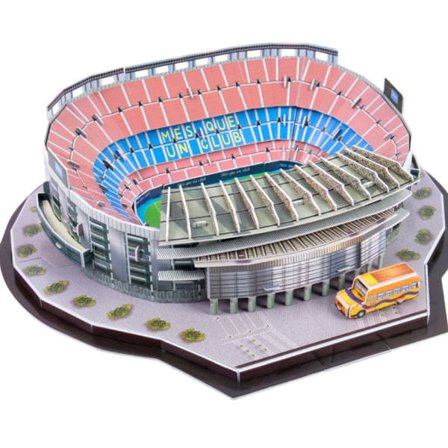3D puslespil fodboldbane fodboldbygning stadion børn DIY puslespil - Camp Nou, Spanien