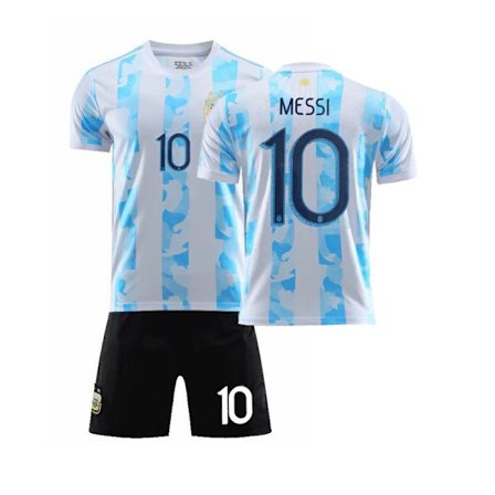 2021 Argentina tröja Maradona nr 10 Messi spel sport träning hem och borta fotboll uniform kostym män