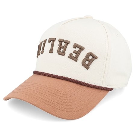 Iconic - Berlin Upside Down 3d Stone/Caramel Adjustable Adjustable Beige Cap - @ Hatstore