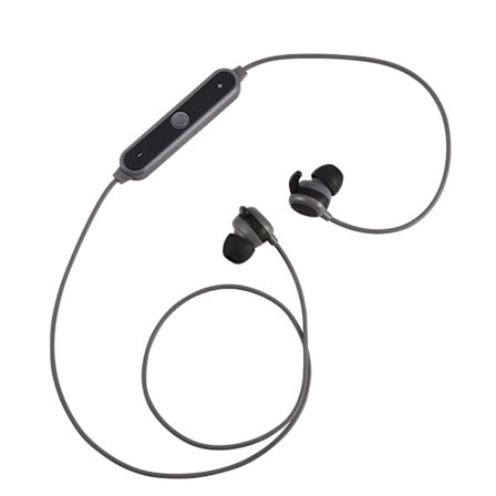 Trådlösa Bluetooth 4.1-hörlurar Handsfree Sports Headset Stereo Hörlurar med Mic Grå