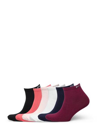 Ibi Quarter Socks 6-Pack Nilkkasukat Lyhytvartiset Sukat Sininen Endurance