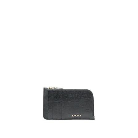 Dkny Bryant Zip Card Holder , Zwart , Dames , Maat: ONE Size Portefeuilles