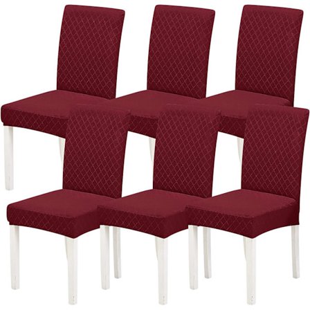 Tuolien päälliset ruokailuhuoneen tuoleille, 6 kappaleen sarja, ruokailutuolin suojus