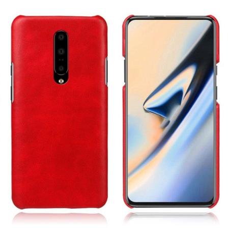 KSQ Crazy Horse OnePlus 7 Pro hårda fodral - Röd Röd