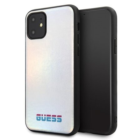 Guess GUHCN65BLD iPhone 11 Pro Max silver/silver hårt fodral Iridescent