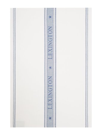 Lexington Home Icons Cotton Jacquard Star Kitchen Towel - Blue - 50X70CM