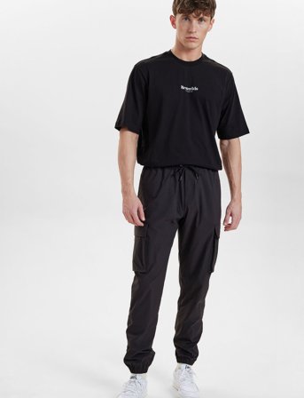 Resteröds Nylon Cargo Pants - Black - S