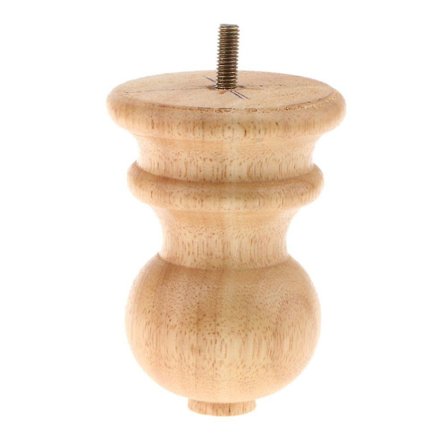 Massiva trämöbler Ben / Soffa / Vardagsrum / Stol / Sängben Fötter Nr 2 Rå