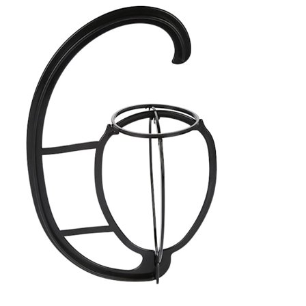 Ammattimainen muovinen peruukki-näyttö, peruukki-hattu-teline, peruukki-pidike, nukkepää