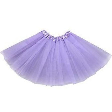 Dame Mode Plisseret Gaze Kort Nederdel Voksen Danse Nederdel Gaze Kjole (Lilla)