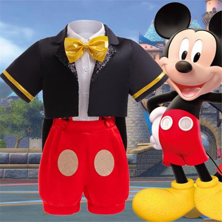 Mickey juldräkter Barn Scenframträdande Remset 100cm