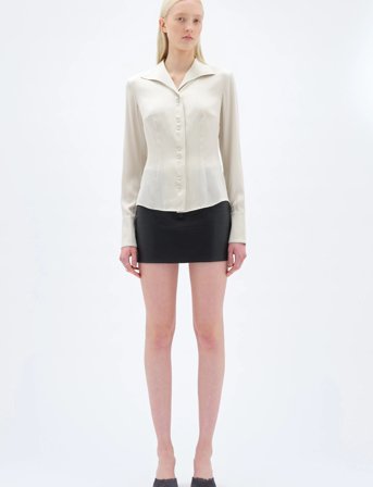 REMAIN Birger Christensen Slim Fit Shirt - Cream - 38