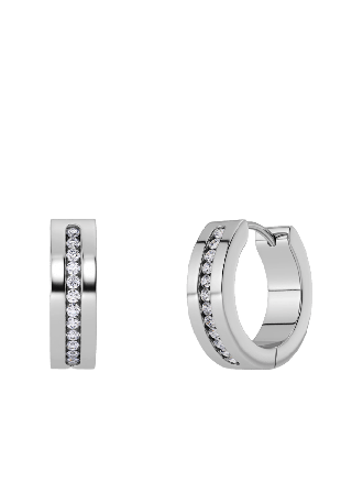 Edblad Josefin Hoops Smycken & klockor Dam Grå ONESIZE