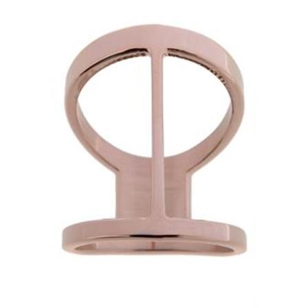 Fin stålring rosé från Lotta Design, storlek 18.