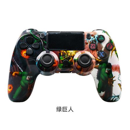 Hulk Packaging Coss Bode Pivate P4 Bluetooth Trådløs Spillkontroller, 4. generasjons seksakset dobbel vibrasjonskontroller med lys