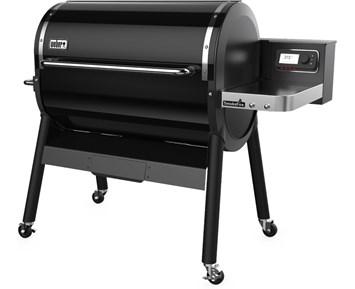 Weber SmokeFire EX6 GBS Träpelletgrill Smart pelletsgrill med inbyggd grillsupport Barbecue Pelletsgrill - Pelletsgrill