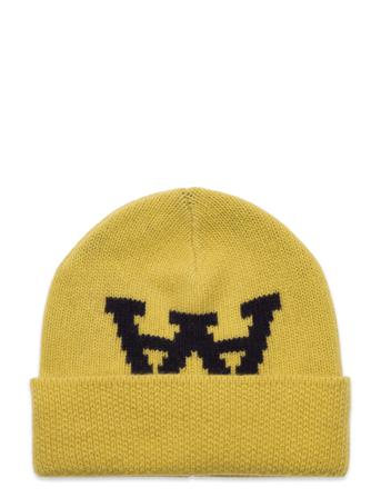 Vin Jacquard Beanie Accessories Headwear Beanies Gul Wood Wood