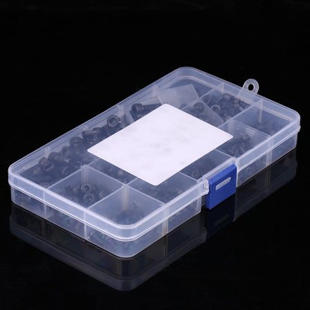 420 st M3/M4/M5 Kolstål Insexskruv och Mutter Sortimentset