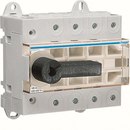 Hager HA306 Hovedbryter 3-polet, 125 A, Stikkontakter & kabler