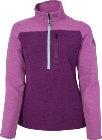 Ivanhoe Women's Zelda Half Zip Women Mid layer tops Purple 38