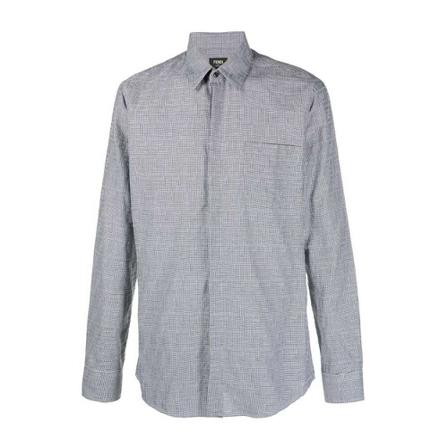 Finamore Casual Shirts Grå, Herre Skjorter