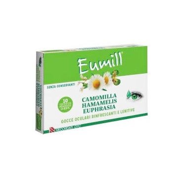 Eumill Gocce Oculari Monodose 10 Flaconi Sollievo Occhi