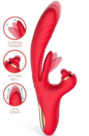 Limbe Vibe With Flip-flap Tongue & Hitting Ball Vibraattori