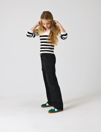 Kids Only Kogyarrow-Vox Str Cargo Pant Pnt Noos - Black - 116