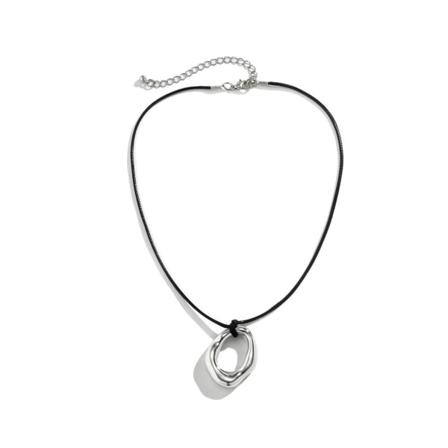 Legering hänge halsband hänge halsband oregelbundet formade smycken legering material Födelsedagspresent för kvinnor män flickor J