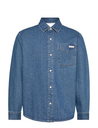 Classic Harbour Blue Overshirt Blue Calvin Klein Jeans