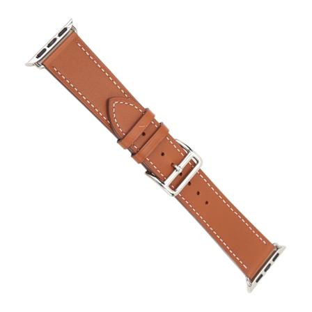 Smartwatch Læderrem Universal Smart Watch Udskiftningsrem til IWatch Serie SE 8 7 6 5 4 3 2 1 38mm 40mm 41mm Brun