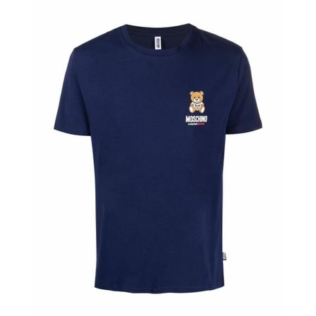 Moschino T-Shirt , Blauw , Heren , Maat: S