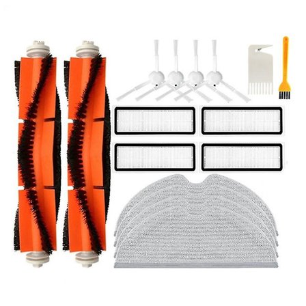 Ersättningsdelar till D9 Bot L10 Pro Trouver Robot Lds Dammsugare - Sidoborste, Mopp, HEPA-filter