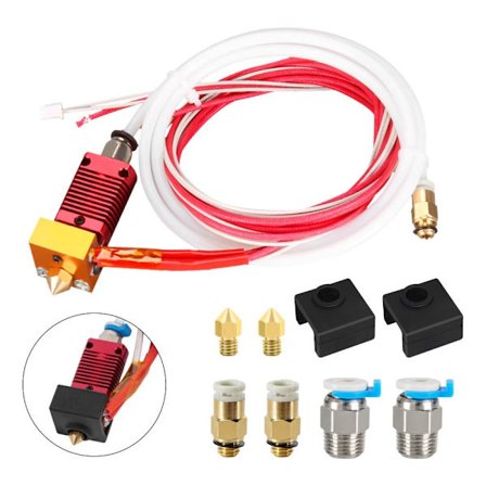 Ender-3 Hotend Kit Samlet Ekstruder med Capricorn Bowden