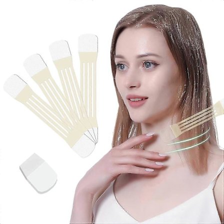 Halsløftetape, halsredning umiddelbare korrigeringsstrips usynlig anti-rynke halsplaster, nyeste halsløft klistremerker løfter og strammer halsen