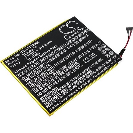Batteri til tablet til Alcatel One Touch Pixi 8 8.0 3G, 9005X, OT-9005X og andre.