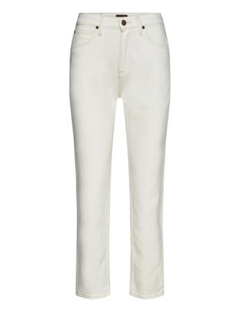 Carol Bottoms Jeans Straight-regular Cream Lee Jeans