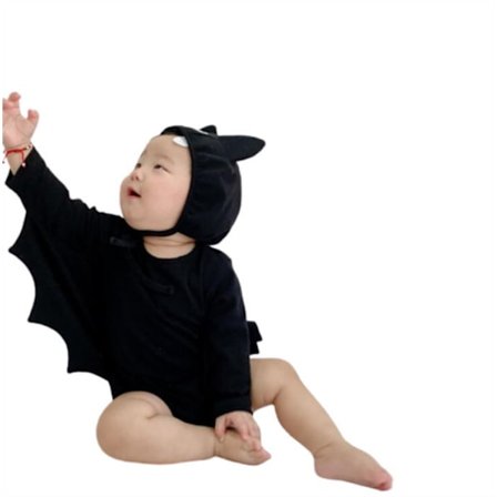 Babyfladdermus Bodysuit Halloweenfladdermusdräkt