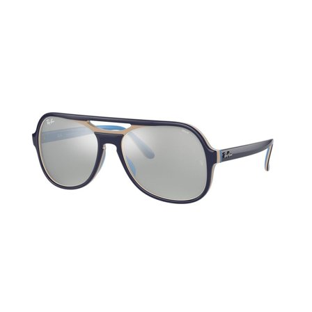 Ray-Ban Powderhorn - RB4357 6546W3 5817 i Blå Acetate