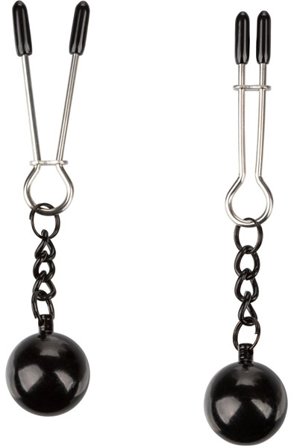 Cal Exotics Weighted Tweezer NippleClamps Bröstklämmor med vikt - Blushme.se