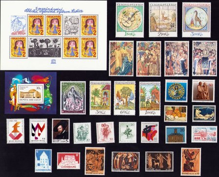 Kunst/Kultur - Frimærkepakke - Postfrisk