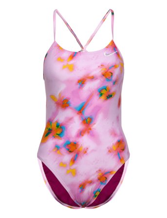 NIKE SWIM | Nike Hydrastrong Multi Print Cutout One Piece | 38