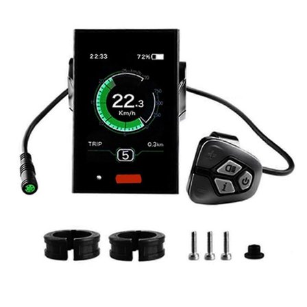 Sähköpyörät DP-C18 LCD-navigointimittari keskusmoottorille BBS01 BBS02 CAN-protokollamittari Bluetoo