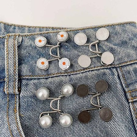 4st justerbara knappstift Knappklämma 2 2