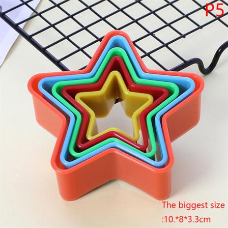 1 Set Plast Cookie Ter Form Kex Fondant Diy Kitchen