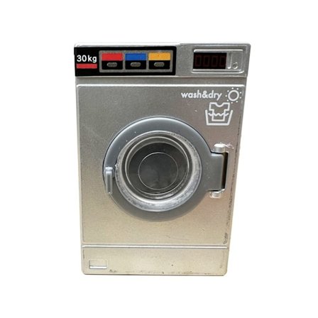 1:12 Dockhus Tvättmaskin Miniatyr Tvättmaskin SILVER