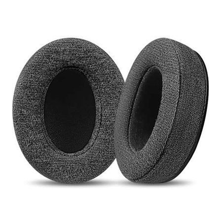 Korvaavat korvatyynyt Sony MDR-1000X XM2 XM3 XM4 -kuulokkeille | Pehmeä vaahtomuovipehmuste (1 kpl) *1000xm3* Ihoystävällinen puuvilla - Musta